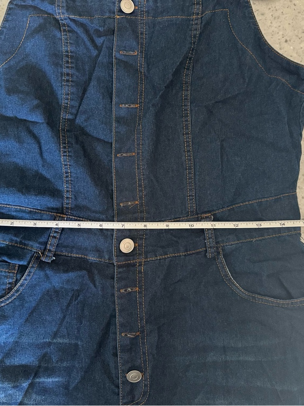 Denim jumpsuit - FLARE bottoms ❤️ - Picture 9 of 11